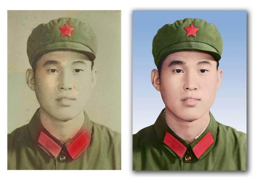 和龙破损照片修复-18